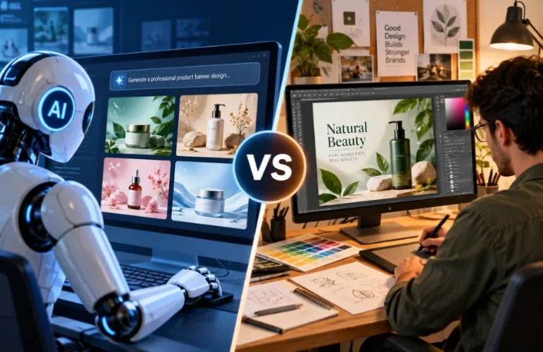 AI vs Human Graphic Designers: Which One Do You Need?