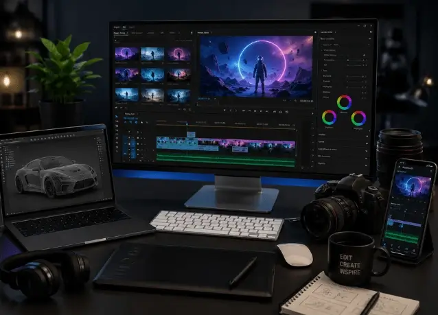 professional video editing and 3d design, video editing services