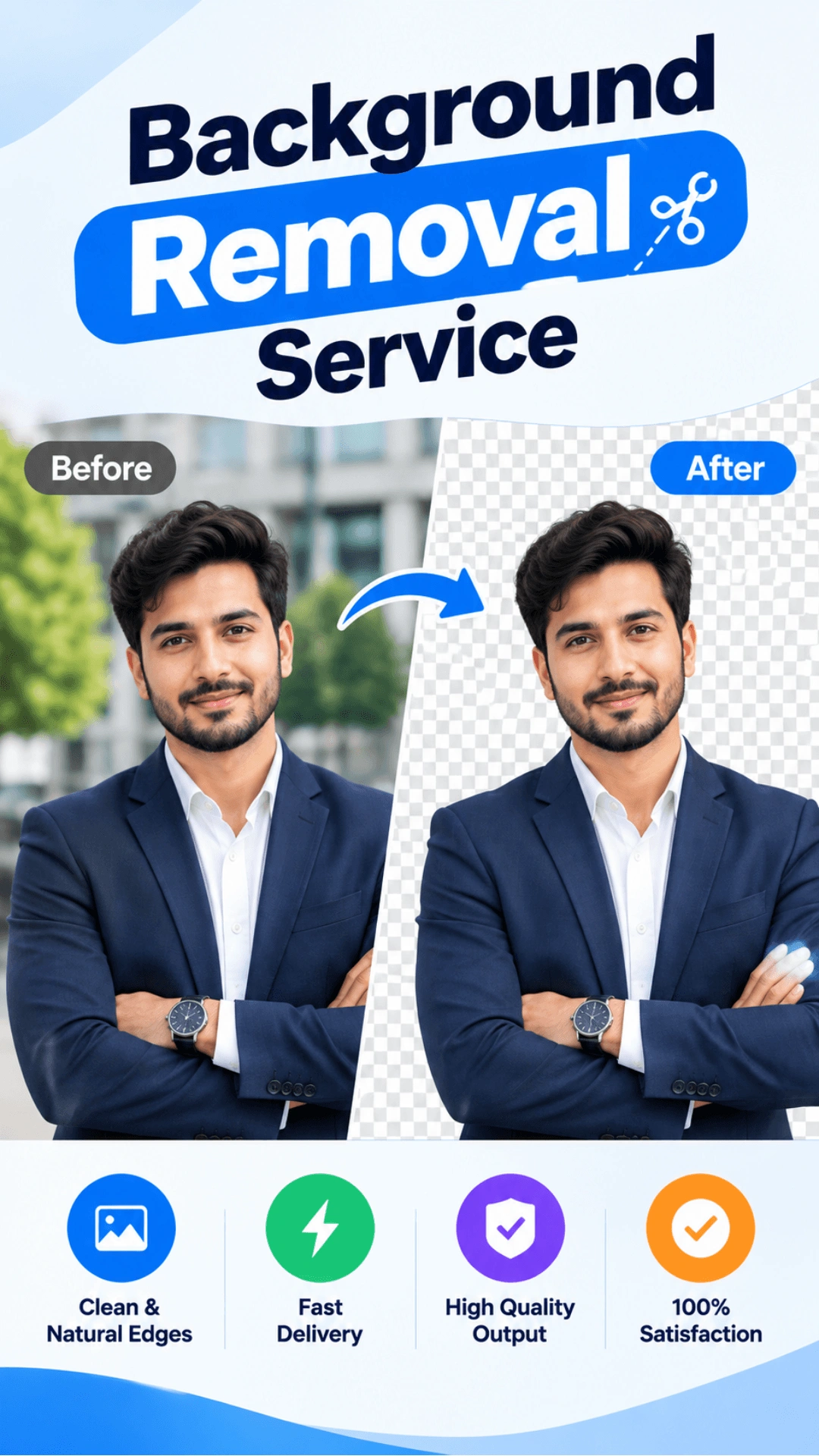 Graphics Cycle background removal process