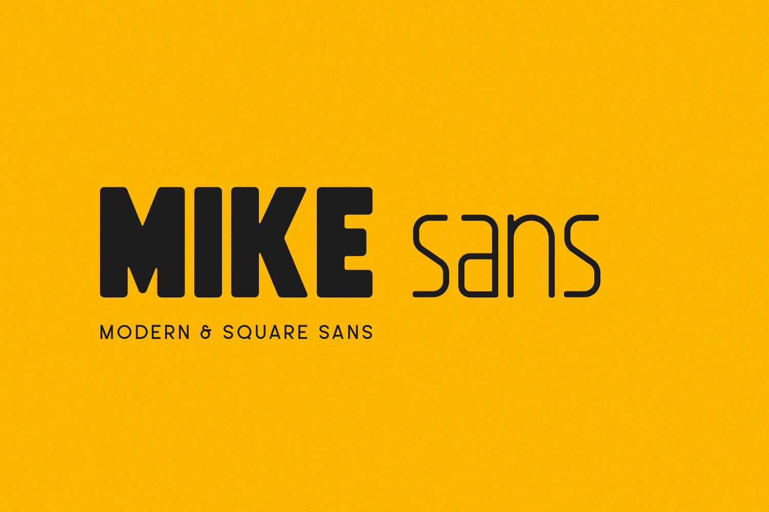 Mike Sans fonts