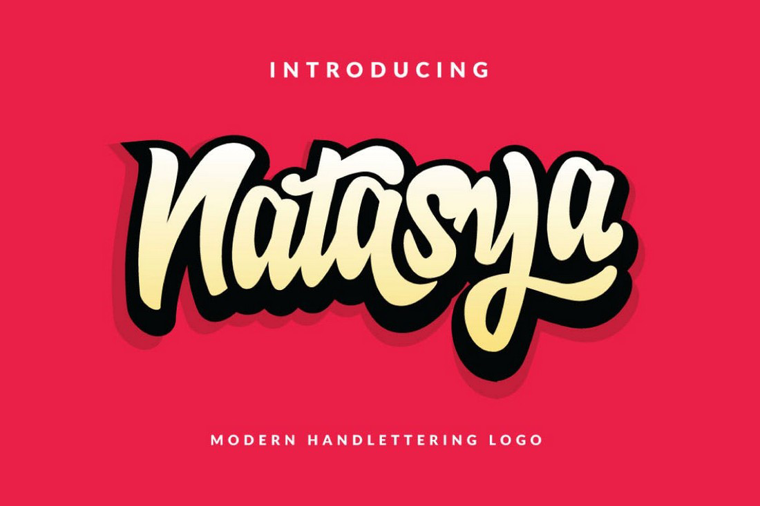 Natasya is a Sophisticated Font for Logotypes