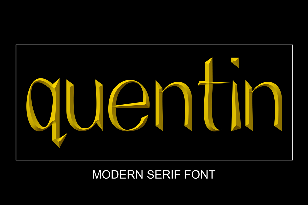 quentin pro free logo font download