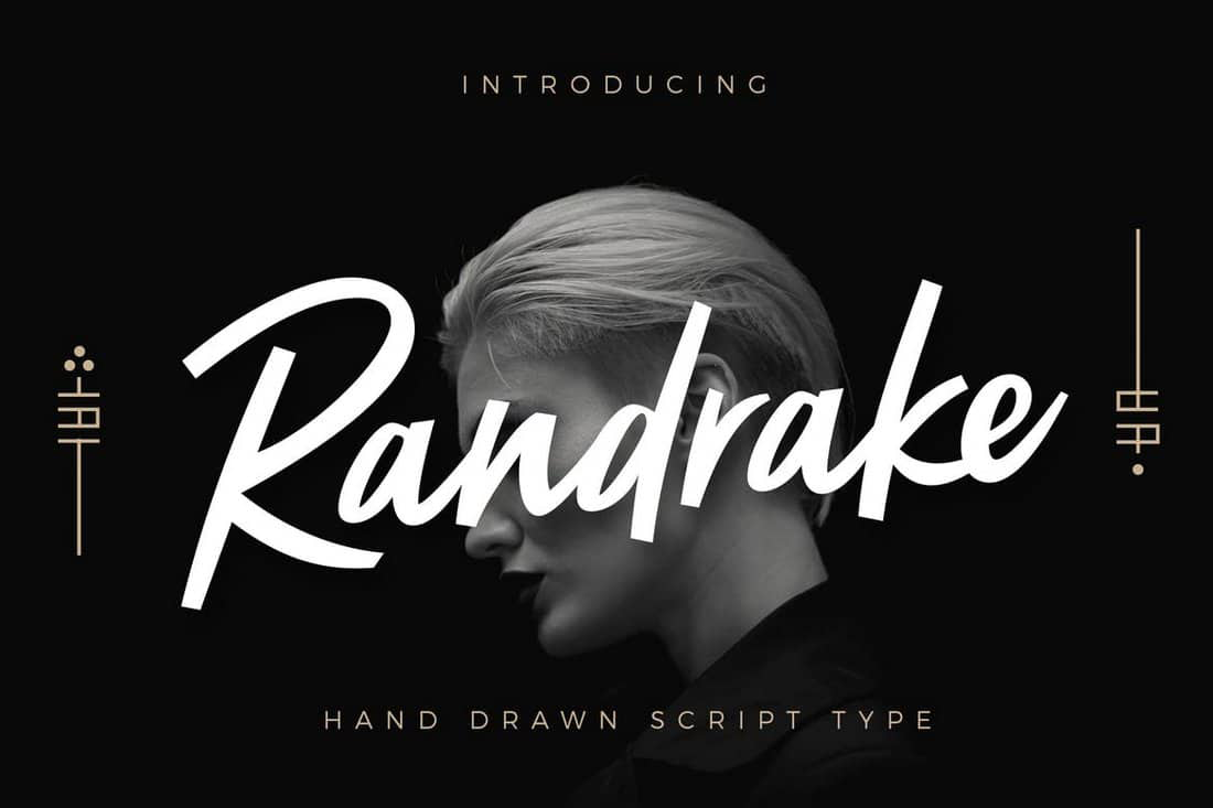 Randrake designing font