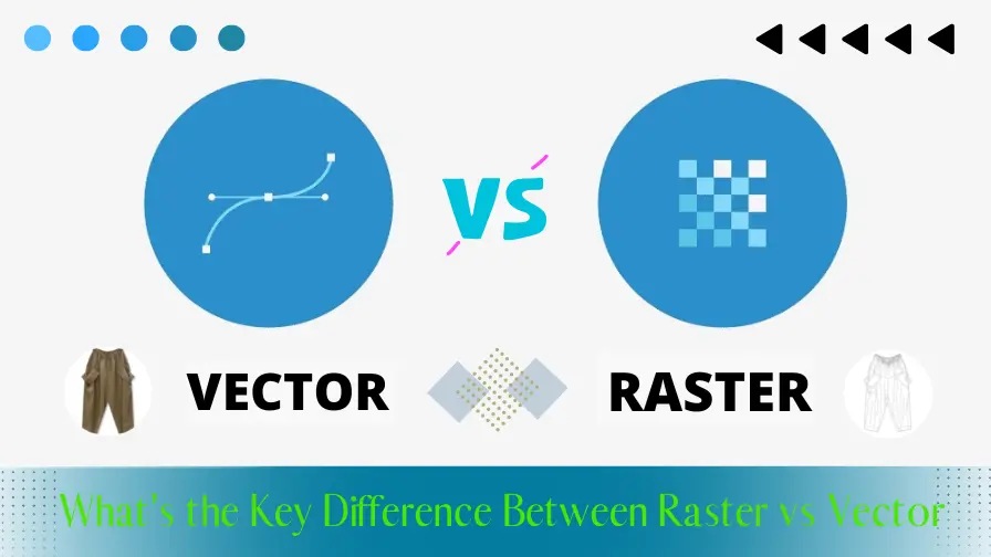 key difference between raster vs vector,