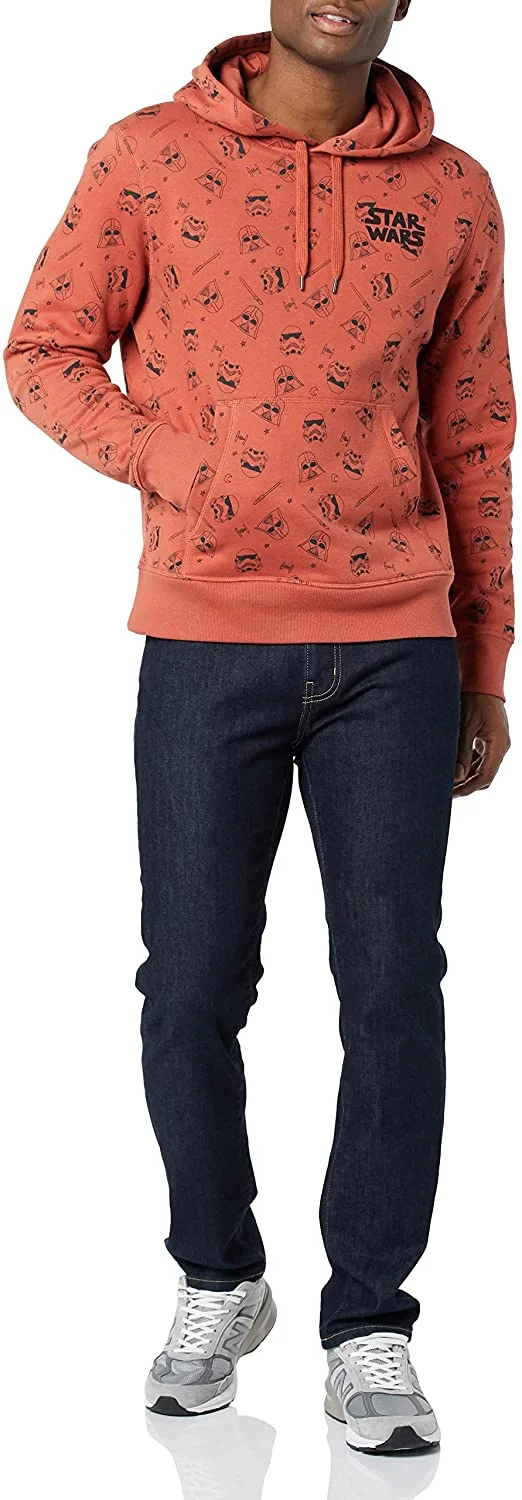 Star Wars Men'sMen's Fleece Pullover Hoodie Sweatshirts