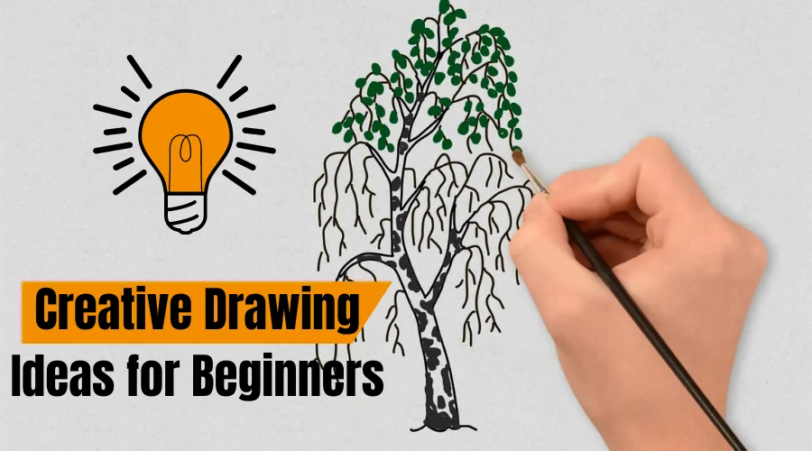 Easy scenery drawing ideas for beginners / charcoal pencil drawing - YouTube-saigonsouth.com.vn