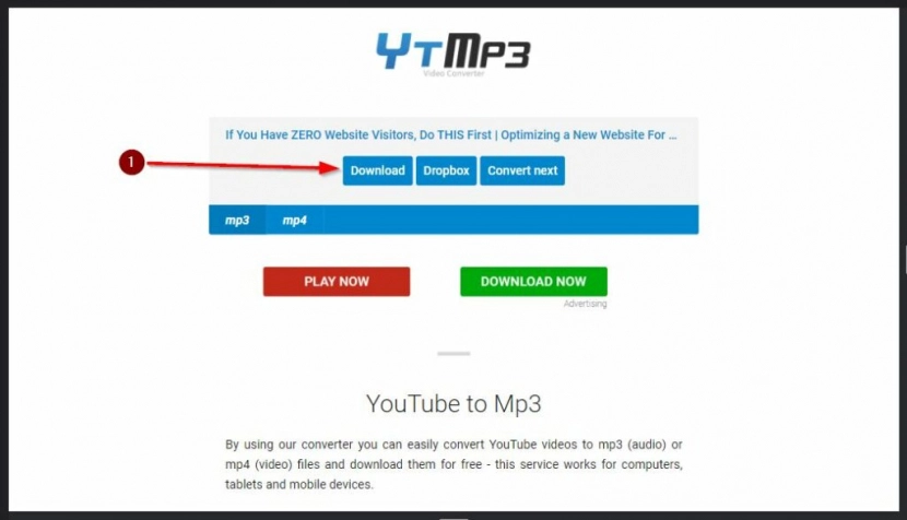 YTMp3, YouTube to MP3