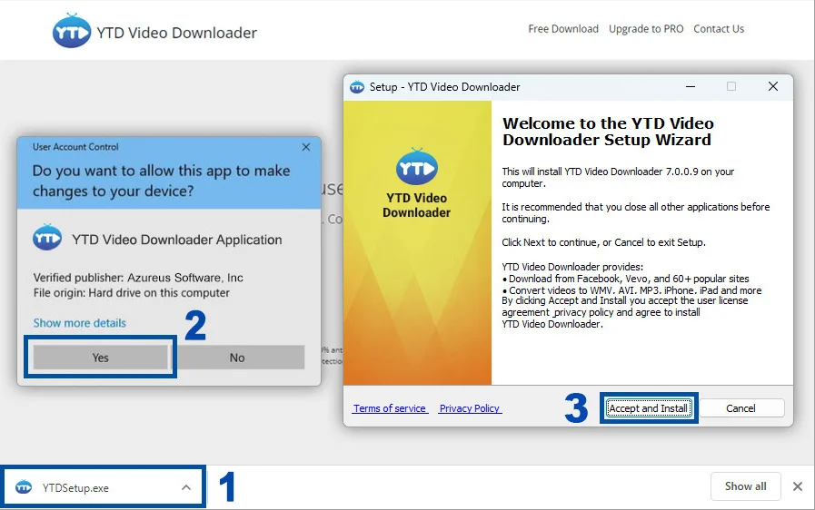 YTD Video Downloader & Converter, YouTube to MP3