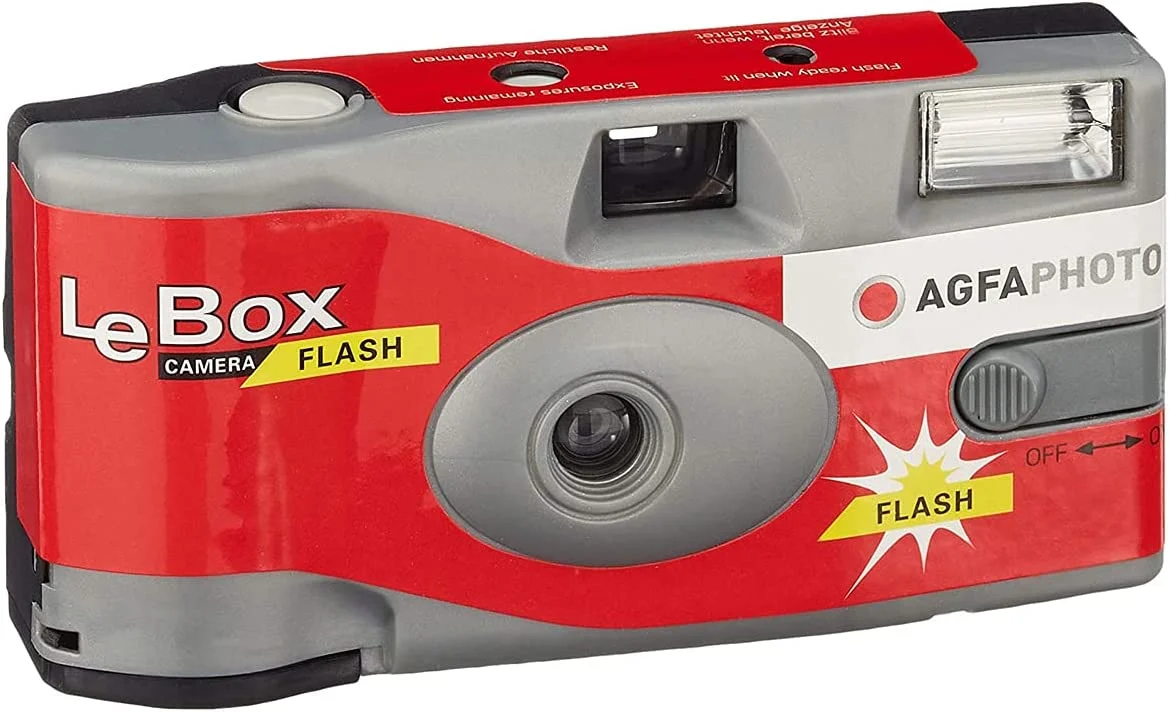 AgfaPhoto LeBox Flash Disposable Camera, Best Disposable Camera