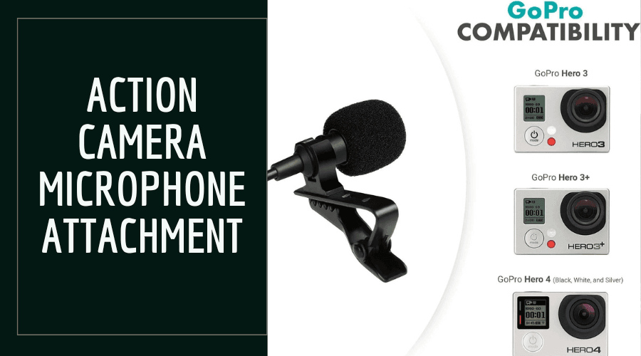 Action Camera Microphone Attachment