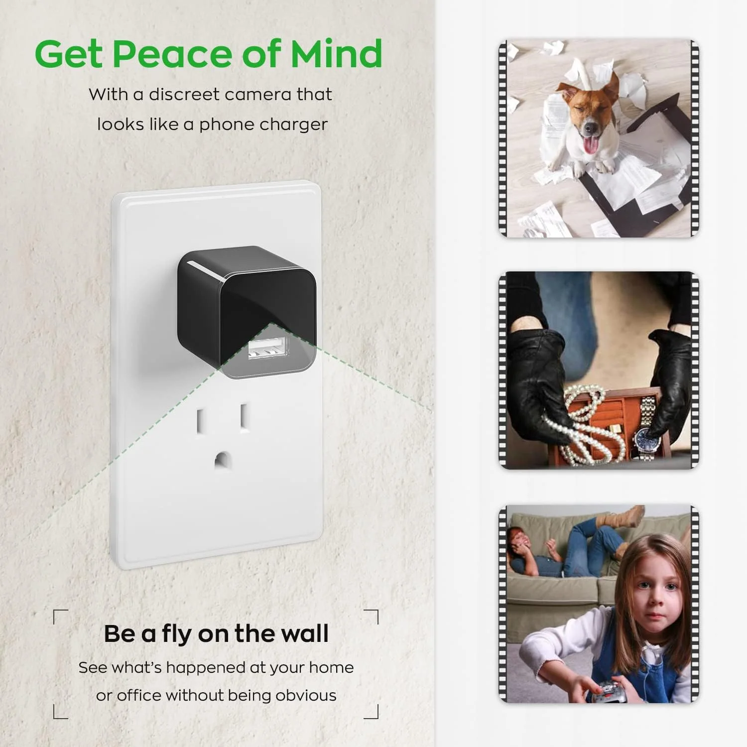 Alpha Tech Hidden Camera Charger, Hidden Cameras