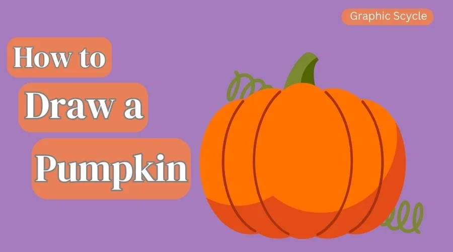 How to Draw a Pumpkin in Photoshop, Pumpkin Drawing, GraphicsCycle