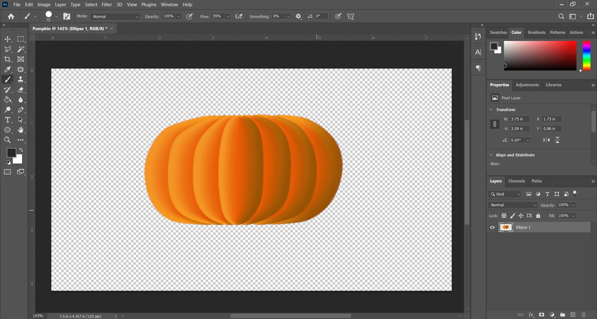 Pumpkin Shape