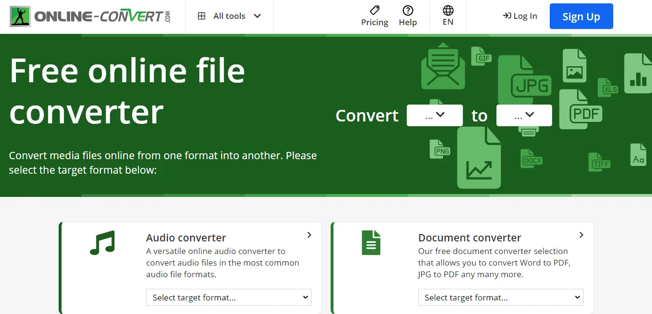 Online-Convert, Free Online File Converter