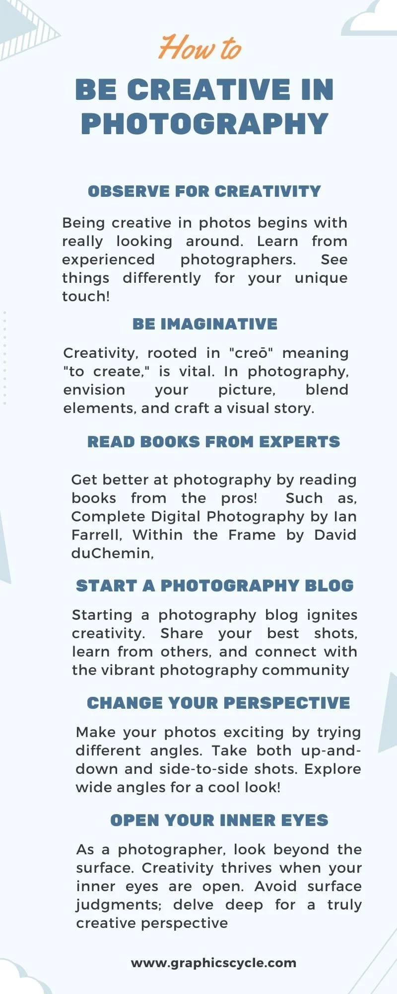 How to Be Creative in Photography