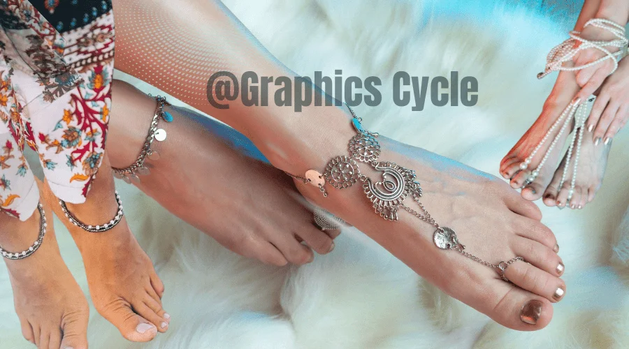 Feet Adorned With Anklets or Foot Chains, Feet Picture Ideas