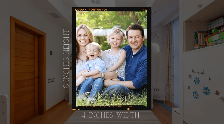 Portrait Family Photography, How Big Is A 4×6 Photo