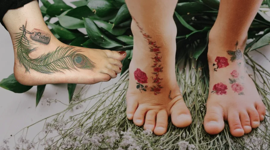 Use Temporary Tattoos or Art on Feet, Feet Picture Ideas, Feet Picture Poses
