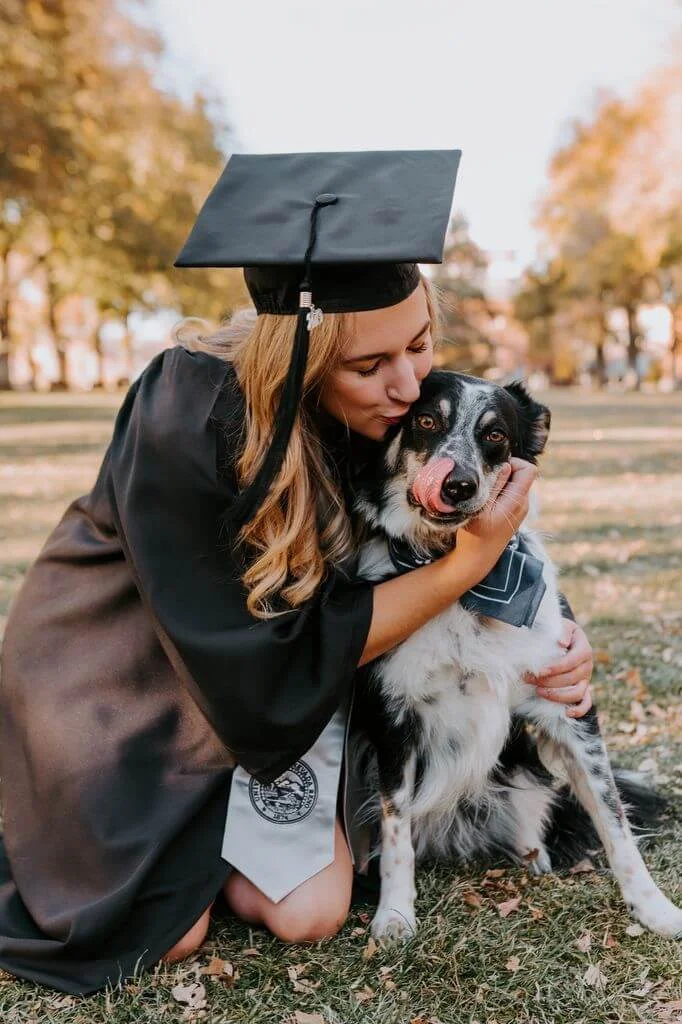 Photos with Your Pet, Graduation Photo Ideas