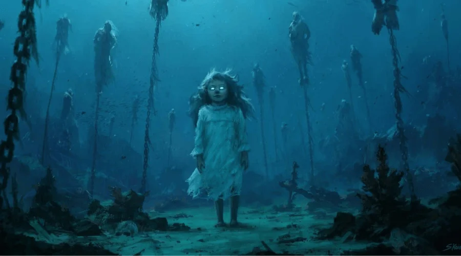Underwater Horror, Halloween Photoshoot Ideas
