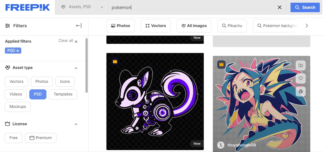 Freepik, Downloading Pokemon Mockup Templates Free